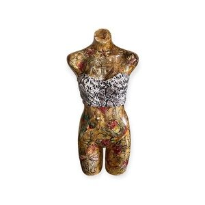 Windsor crop top spaghetti straps animal patterns large